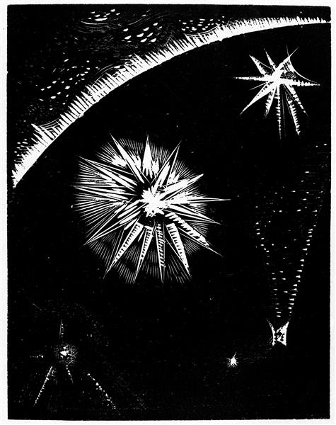 9. PAUL NASHmany artists paint stars, but Paul Nash has graced us with a Starmie!!! In black-and-white! How foncy
