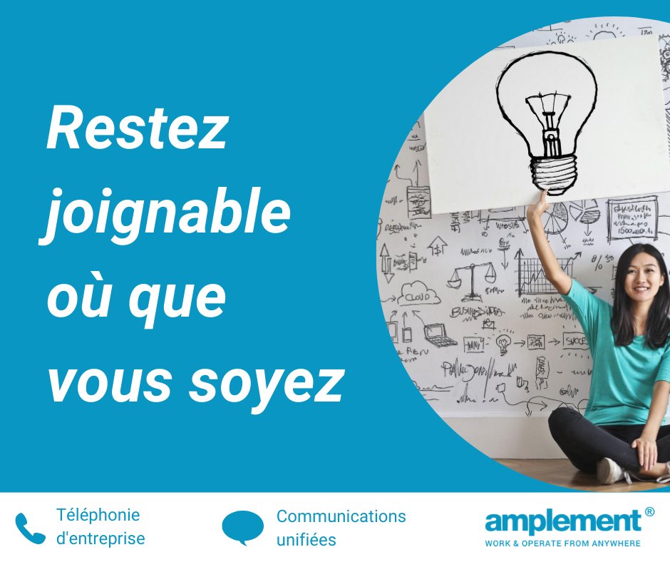 Grâce à Amplement optimisez le travail d’équipe avec une solution de téléphonie d’entreprise intuitive ! Facilitez le travail de groupe et le partage de données.