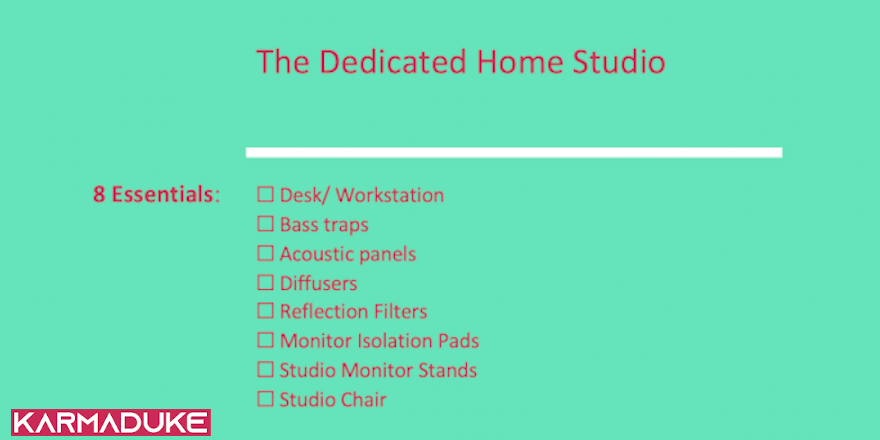 KarmadukeSocial's tweet photo. 👍Here comes part two of the Studio Checklist. 

🎸This time it is for the most dedicated bedroom musicians! 

🔉Have fun building your home studio and let us know whether this has been useful. 

#homestudio #dedication #karmaduke https://t.co/CEQXNkyC0f