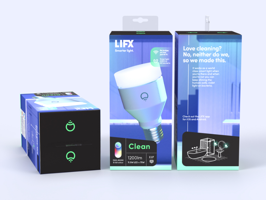 garmspach's tweet photo. Lifx au top de l'innovation avec une solution anti-bactérienne pour tous : l'ampoule Lifx Clean qui utilise des fréquences germicides pour nettoyer vos pièces #lifx #lifxclean #smarthome #smartlighting https://t.co/wZuzggrWEY