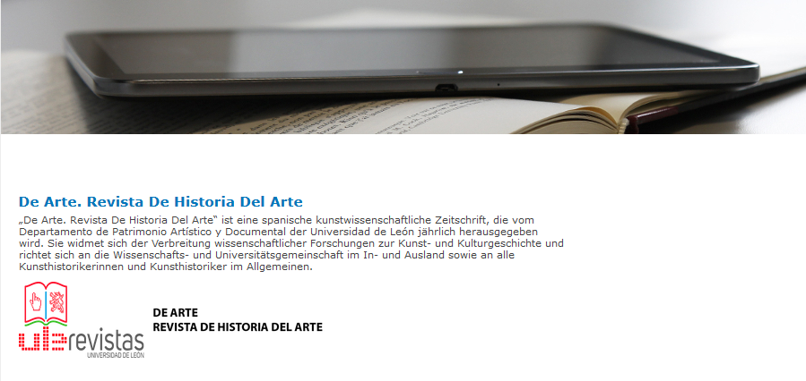 arthistoricum's tweet photo. Now available on #recensioartium https://t.co/OvpXG6yIks reviews from the Spanish journal „De Arte. Revista De Historia Del Arte”, 2011-2019: https://t.co/fPuc8Bn8pD #buch #rezension #recensio #reviews #artreviews #ArtHistory #openaccess #arthistoricum https://t.co/Y1Nh1JsbgX