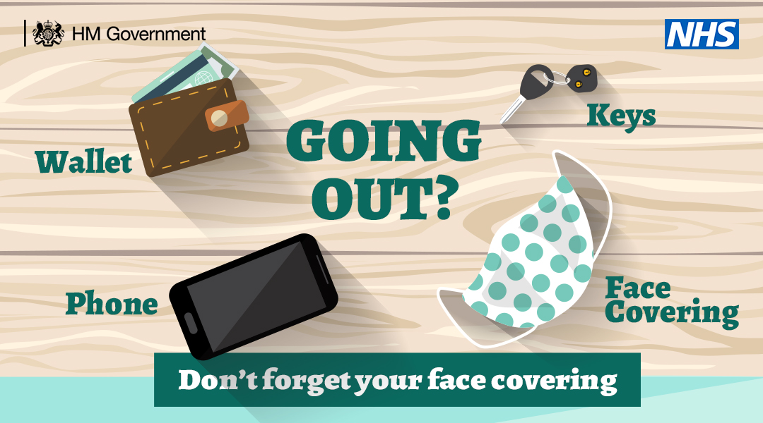 Don't forget your face covering if you are heading out to the shops today #StaySafe