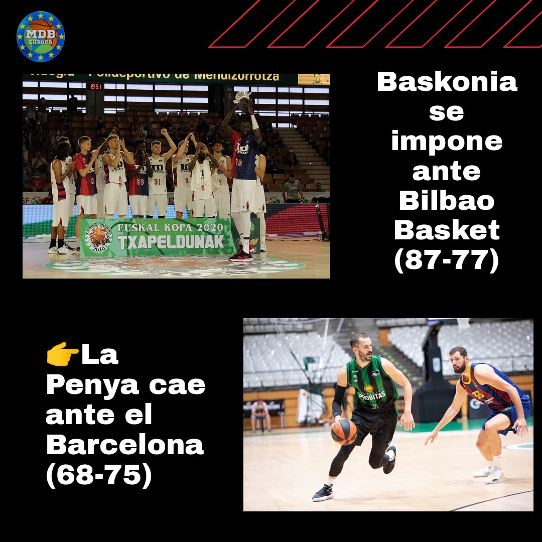 MundobasketE's tweet photo. 📰 Los derbis de ayer tuvieron a @FCBbasket y @Baskonia como vencedores.

✔️El derbi vasco tuvo la oportunidad de celebrarse en presencia de un público reducido a menos de 500 personas. https://t.co/SlCz0KdEWJ