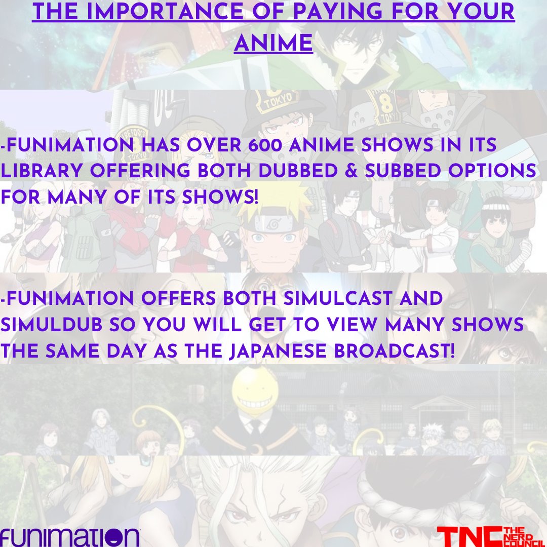 There's not much to be said but it's important we address that like any other medium, anime is a business with peoples lives attached to it.We aren't here to chastise, we are here to encourage you to make the better choice of legally streaming your anime.