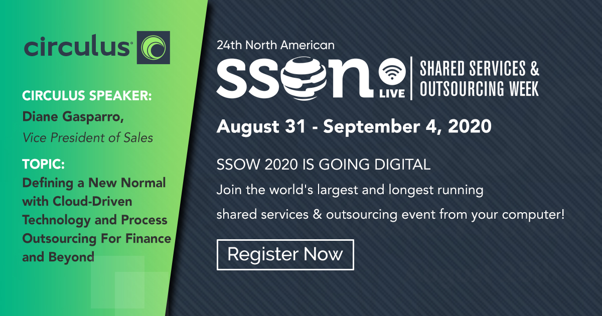CirculusTech's tweet photo. Learn about the Leading #IndustryTrends at the renowned #SSON Live Event - #SSOW2020. Diane Gasparro, Our VP of Sales, will also share her insights on Cloud-Driven Technology and #ProcessOutsourcing. Register Here: https://t.co/e6dNCmSWB5 #CloudTechnology, #AccountsPayable https://t.co/sOgN1LeVo7