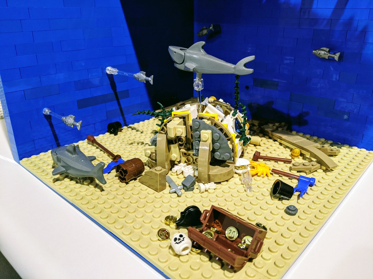 箱型ジオラマ「海峡の記憶」を作りました。フィグ乗りのフルハルモデルを作りたかった。#LSC藤田杯