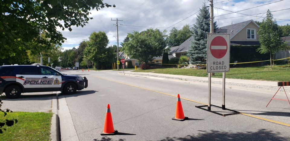 MarkLPare's tweet photo. .@WRPSToday arrest a 33-year old man for attempted murder and arson, after a stabbing and fire in Elmira yesterday morning.  It set off a manhunt that went into the Drayton area.  More this AM on @570NEWS https://t.co/KXApgH82Le https://t.co/odz33at2ah