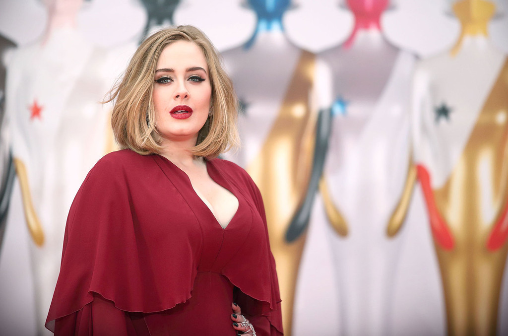 ADELE — Broke countless album records, she owns the best–selling album of 21st century and known for global massive commercial success. She holds multiple records that will never be broken.