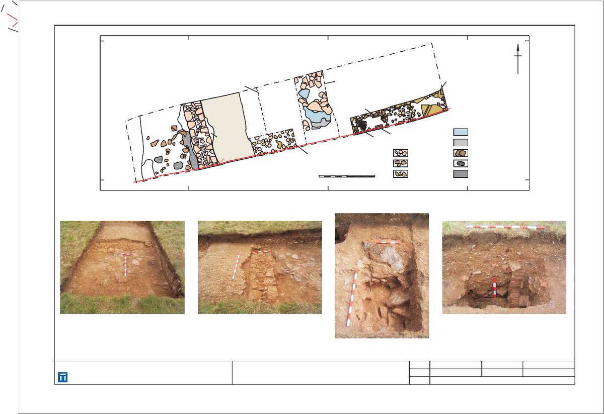 Geophysical survey conducted during  @thetimeteam investigation of Withington villa in 2005 placed the site in context whilst excavation revealed areas of the structure, including the floors, still survivedDetails from  @wessexarch report: https://www.wessexarch.co.uk/sites/default/files/59468_Withington%20Gloucs.pdf #MosaicMonday