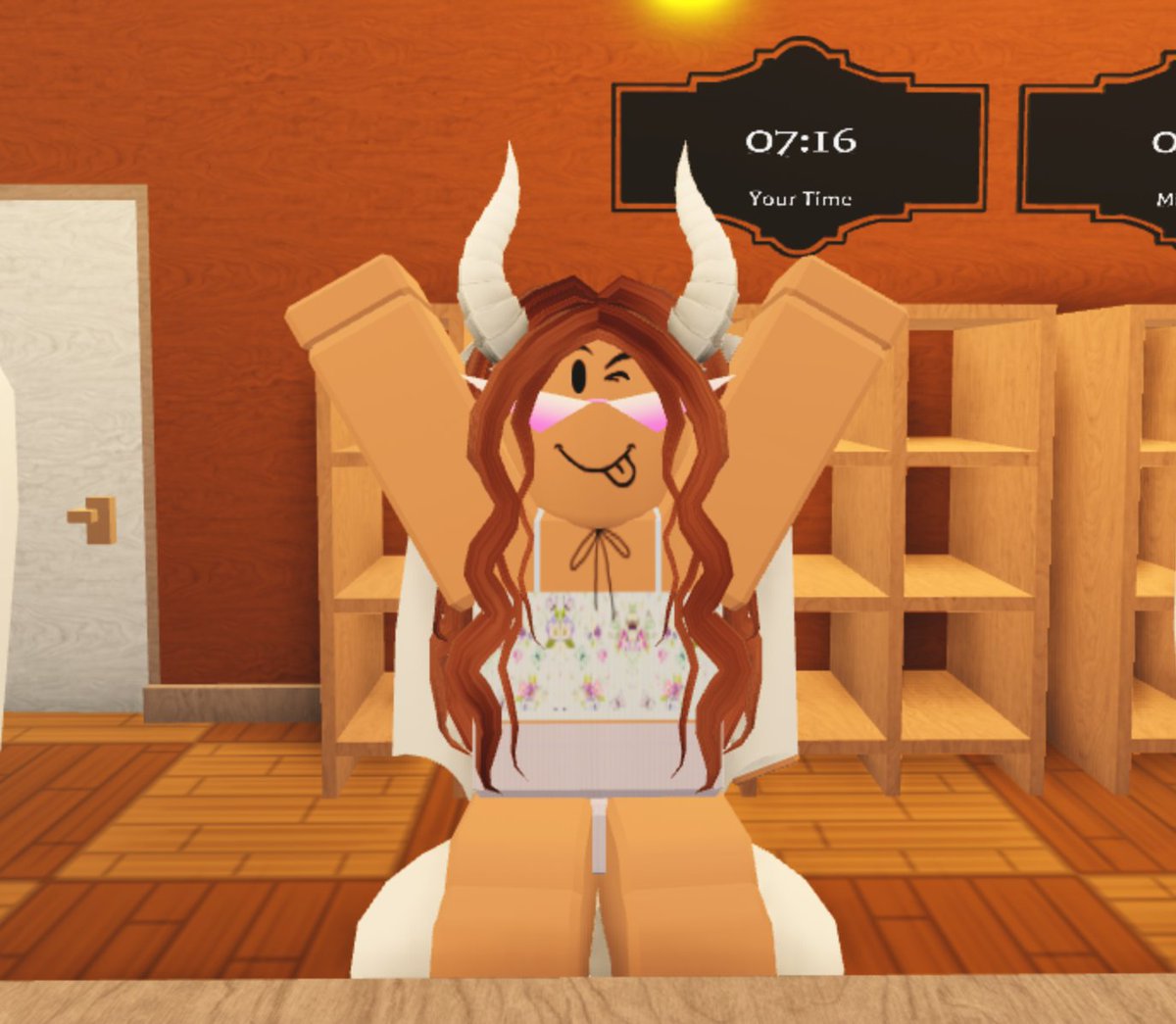 chloznn's tweet photo. Surprise, surprise: I GOT STAFF AT FOCUS!!! 🥳 Thank you all sm for all the kind words, it really truly means a lot <33 @FocusDanceRblx https://t.co/0tjUzuNRYG