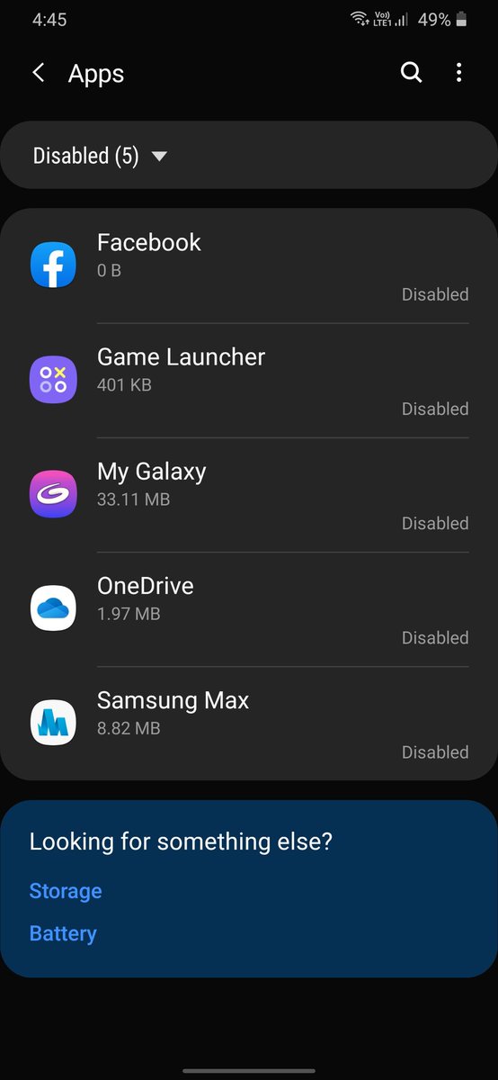 kochale950's tweet photo. @beebomco Also Galaxy Store which cannot be disabled. https://t.co/LydOc17lcg