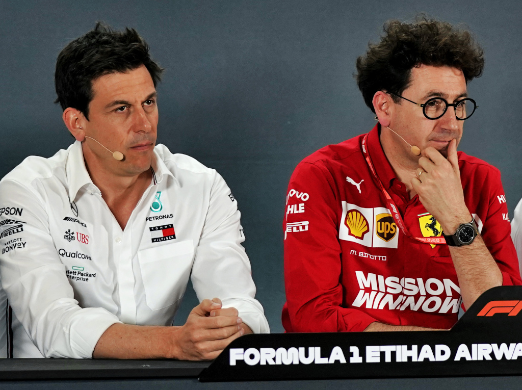 PlanetF1 on Twitter: ""I'm a fan myself and I know exactly what's going on  with us." After Toto Wolff's criticism of Ferrari at Spa, Mattia Binotto  has "nothing to say" to his