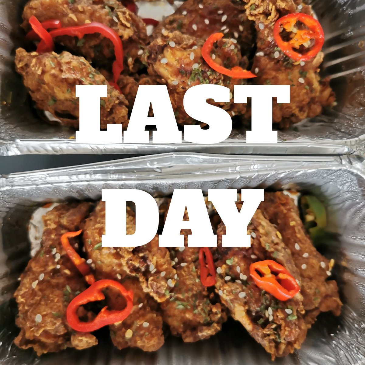 LAST DAY TO GET THE BADDEST FRIED CHICKEN IN #CROYDON.
Head to <a href="/WineandDeliLDN/">Wine&Deli</a> for 50% off stiiiilll. <a href="/Deliveroo/">Deliveroo</a> live-o too!