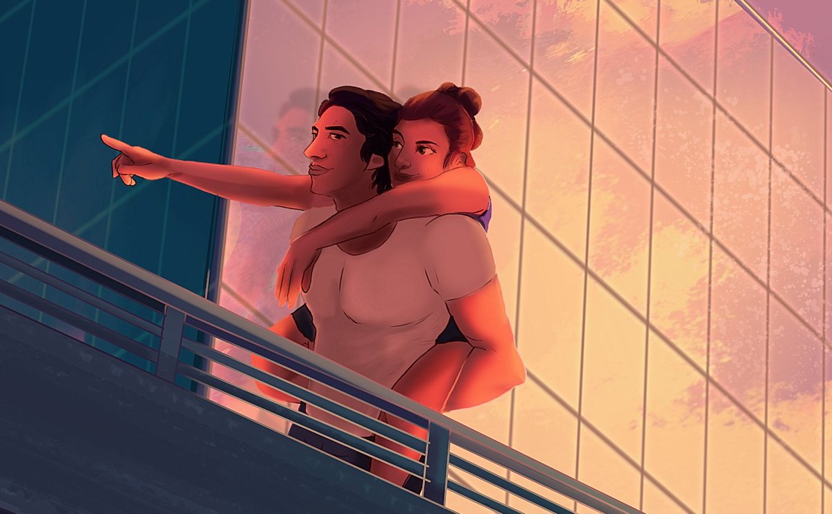 Pastel Reylo 🤩

🕸️🕷️Can't wait for tomorrow and
 spooky Reylo Disney A-Z 👻🔮🎃
----
#reylo  #BenSolo #KyloRen #Rey #StarWars