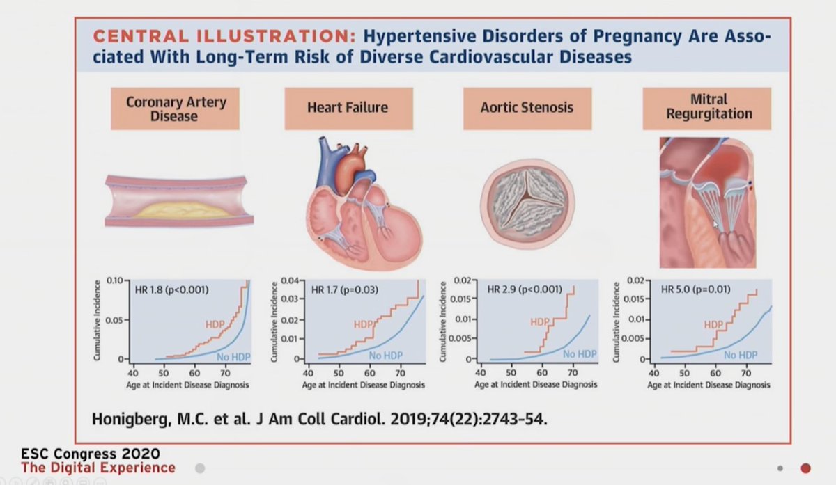  #ESCCongress  @MaasAngela Understand the sex-specific risk factors in women like preeclampsia; should be part of our history taking #sexdifferences @ASCVDRiskEnhancers