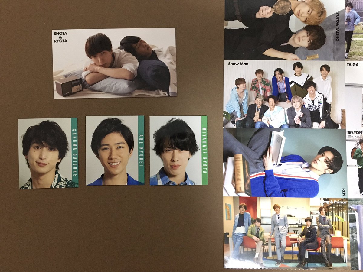 d_n4v's tweet photo. @DaisukeSkm リプありがとうございます！
中村3所持しております。
Snow Man関連少ないですがこちらです。 https://t.co/Lf8oPf19td