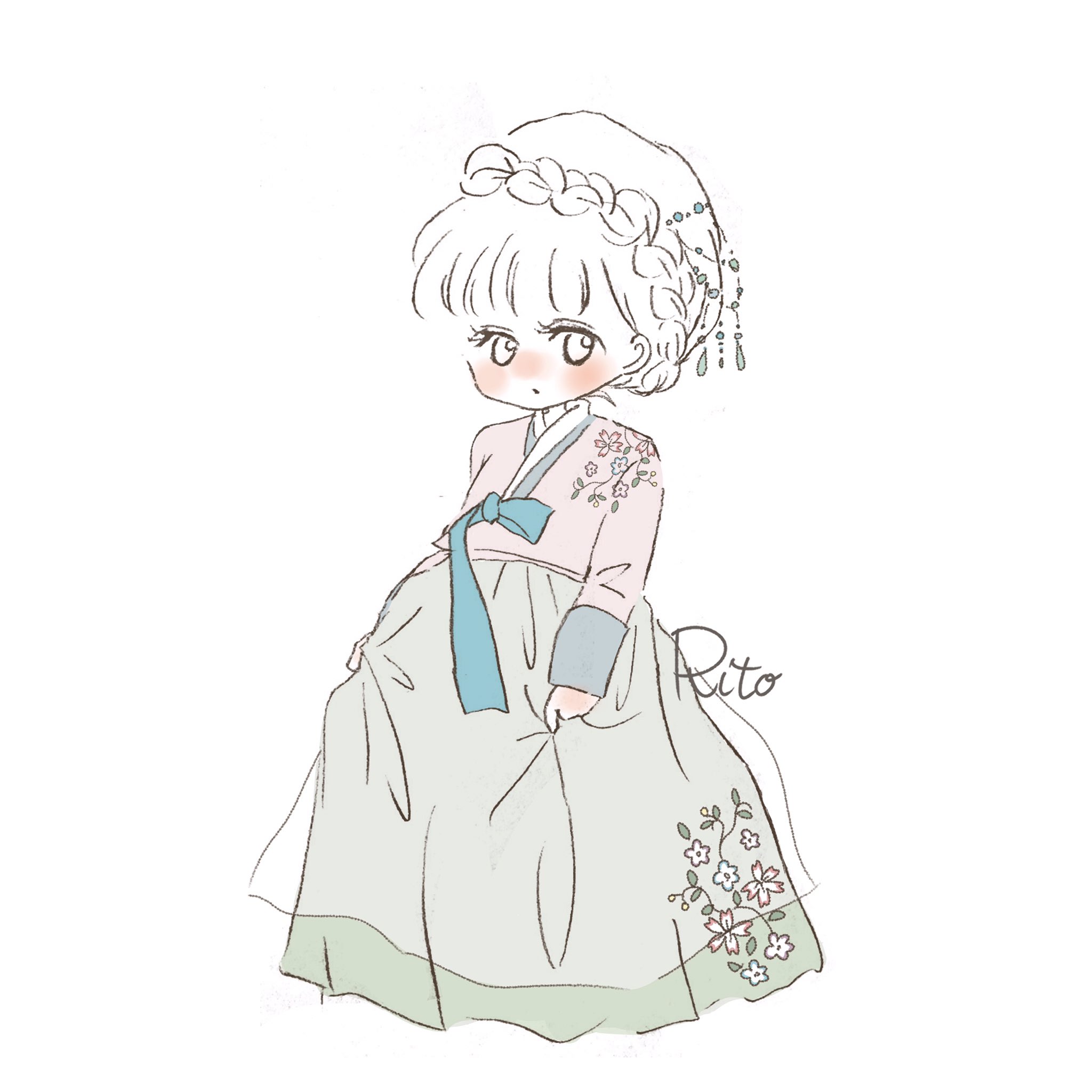 りと Literone2222 Sur Twitter 行ったつもり旅行 韓国 民族衣装好き 民族衣装 伝統衣装 行ったつもり つもり ことりっぷ 旅行コーデ 海外旅行 コーデ コーデイラスト 女の子イラスト ゆるいイラスト イラスト好きな人と繋がりたい