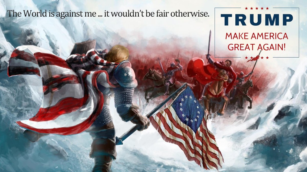 trumpstores's tweet photo. “The world is against me... it wouldn’t be fair otherwise!”
~ @realDonaldTrump 

https://t.co/Nrt7POpBc6

#KenoshaRiots #BLACKLIVESMAGA #Portland #VMAs2020 #COVID19 #mondaythoughts #Coronavirus https://t.co/Z3GE0IkNcq