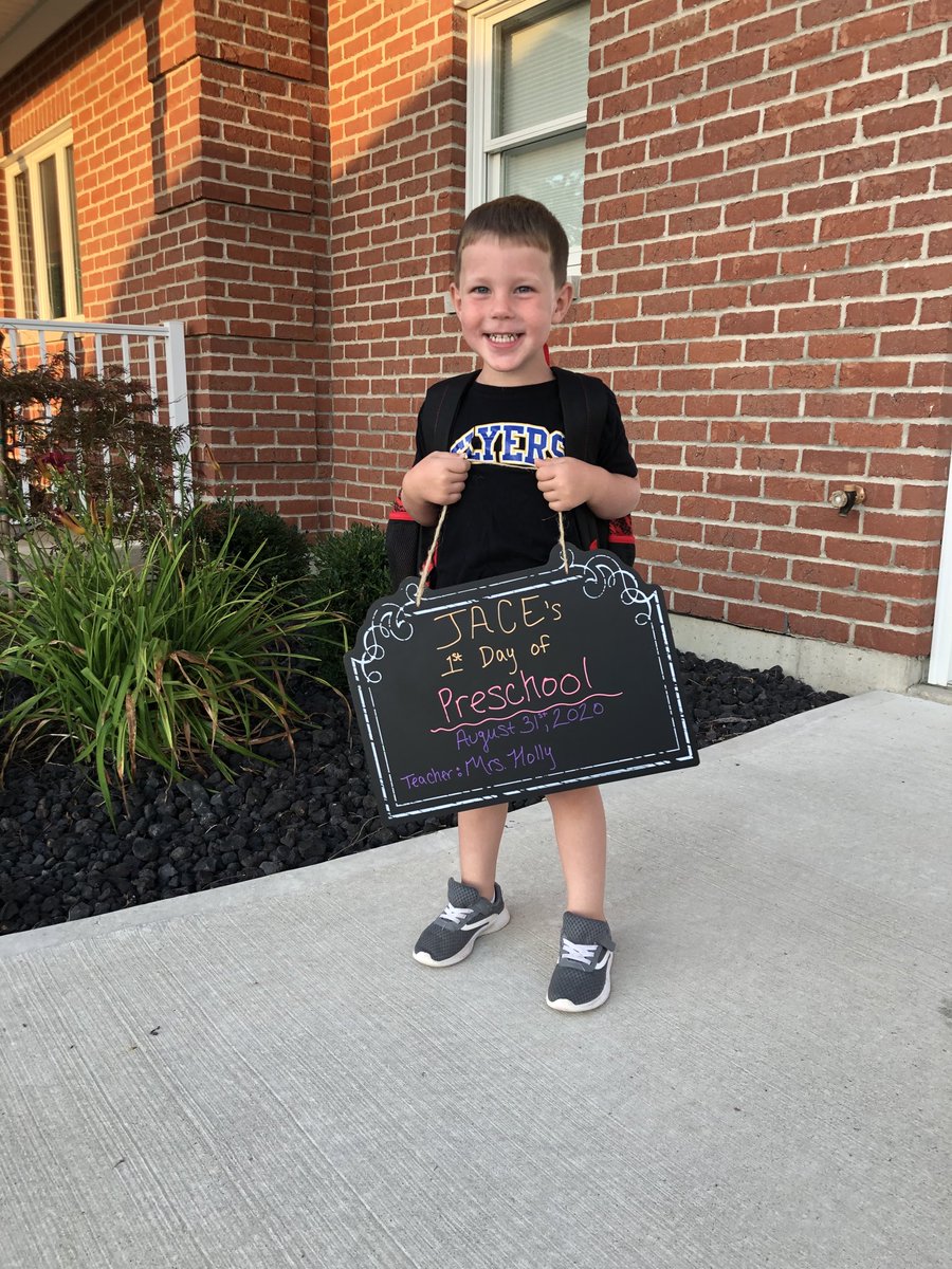Jace off to first day of preschool today at Marion. Time sure does fly by