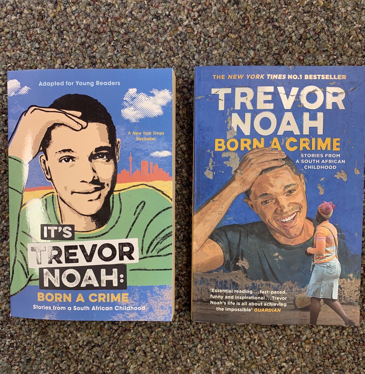September’s selection! We can’t wait for students, educators, and families to read and discuss <a href="/Trevornoah/">Trevor Noah</a>’s BORN A CRIME! #ProjectLITBookClub