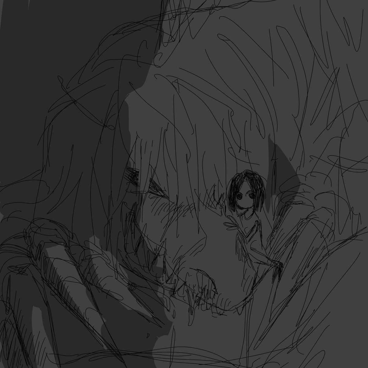 H2CO3_milkis's tweet photo. SCP 682 × SCP 053 https://t.co/paIOs4StG7