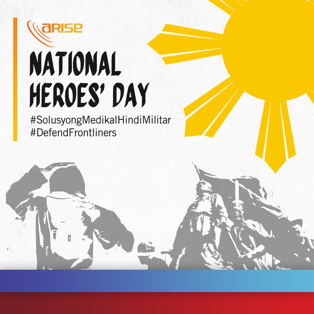 up_arise's tweet image. We must continue looking out for the heroes who hold the lifeline of our nation. We urge our leaders to heed to the plea of our healthcare workers for more facilities and equipment, justifiable compensation, and mass testing.

#SolusyongMedikalHindiMilitar
#DefendFrontliners