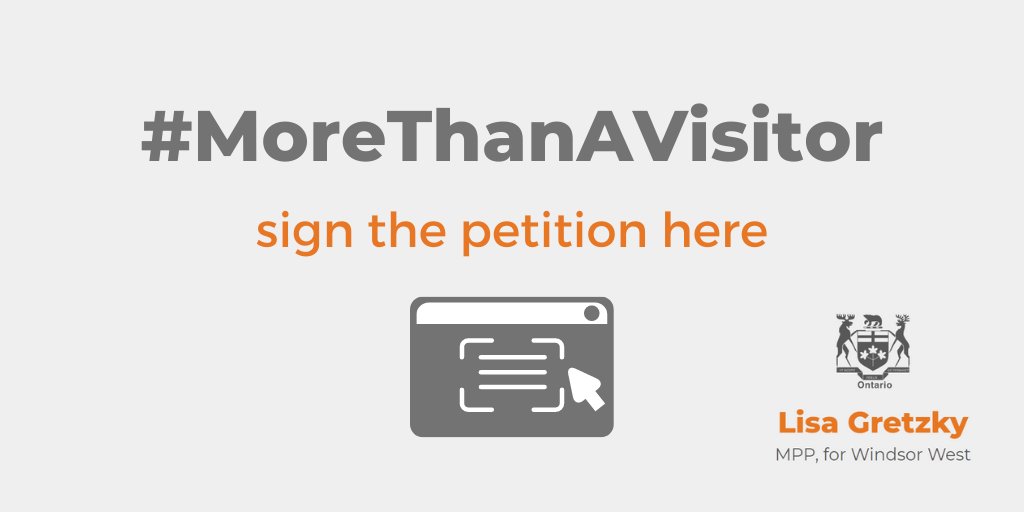 My  #MoreThanAVisitor motion for an Essential Caregiver Strategy is more important than ever.There must be clear directives so that the rights of residents are respected & upheld. Forced separation cannot happen again. 5/5 http://www.lisagretzkympp.ca/more_than_a_visitor #onpoli  @cristina_CP24