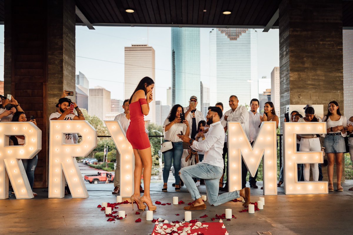 All of my friends and family were present to share this moment with me 🥺❤️ even my fur babies. It was absolutely perfect!! #proposal