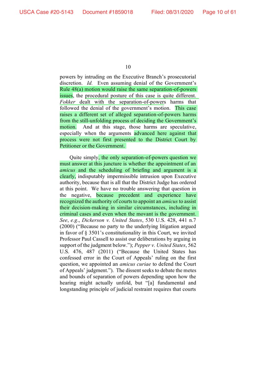 If you do NOT understand what you’re reading, you should stick to “perseverating” abt your 2016 thread -ordinary appellate review-district Court hasn’t ruled therefore Flynn’s mandamus is procedurally & fatally flawed-well DUH Rule 48Gotta dash some of us actually have a JOB