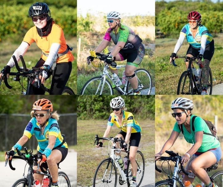 PanFLChallenge's tweet image. Caught in action! 📷 👩 Some of the awesome ladies who have ridden with Pan-Florida Challenge over the years. We 💗 every cyclist out there supporting our cause and look forward to riding together again SOON! #PanFloridaChallenge