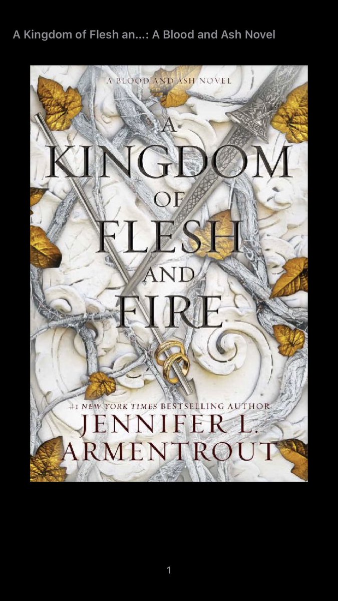 cr: a kingdom of flesh and fire by Jennifer L Armentrout
