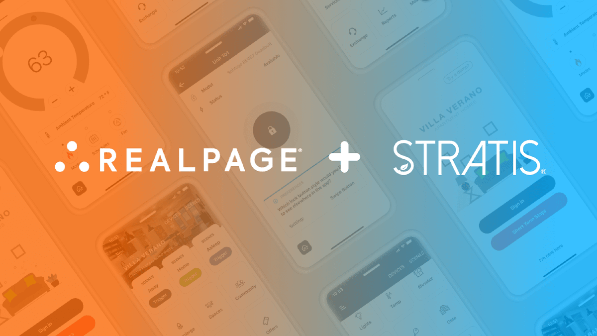 We’re proud to announce that RealPage has acquired <a href="/STRATISIoT/">STRATIS</a> one of the largest integrators of smart systems for multifamily and student housing. Read more: ow.ly/FwTq50BdGcJ #multifamily #student