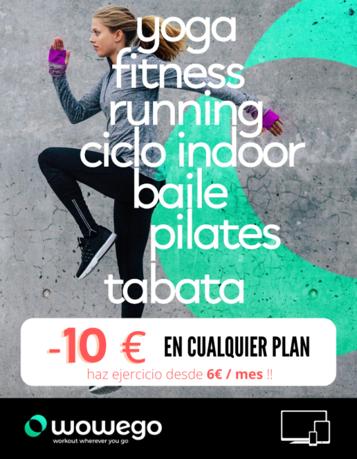 womancard_spain's tweet photo. Disfruta de un Bono -10€ #descuento en cualquier Plan de Suscripción al gimnasio online @wowegoco con tu Carné #Womancard.
✅¿Cómo puedes acceder a tu descuento? ¡Clic aquí!
https://t.co/C0fVZiryHm https://t.co/9GJDbJxPvG