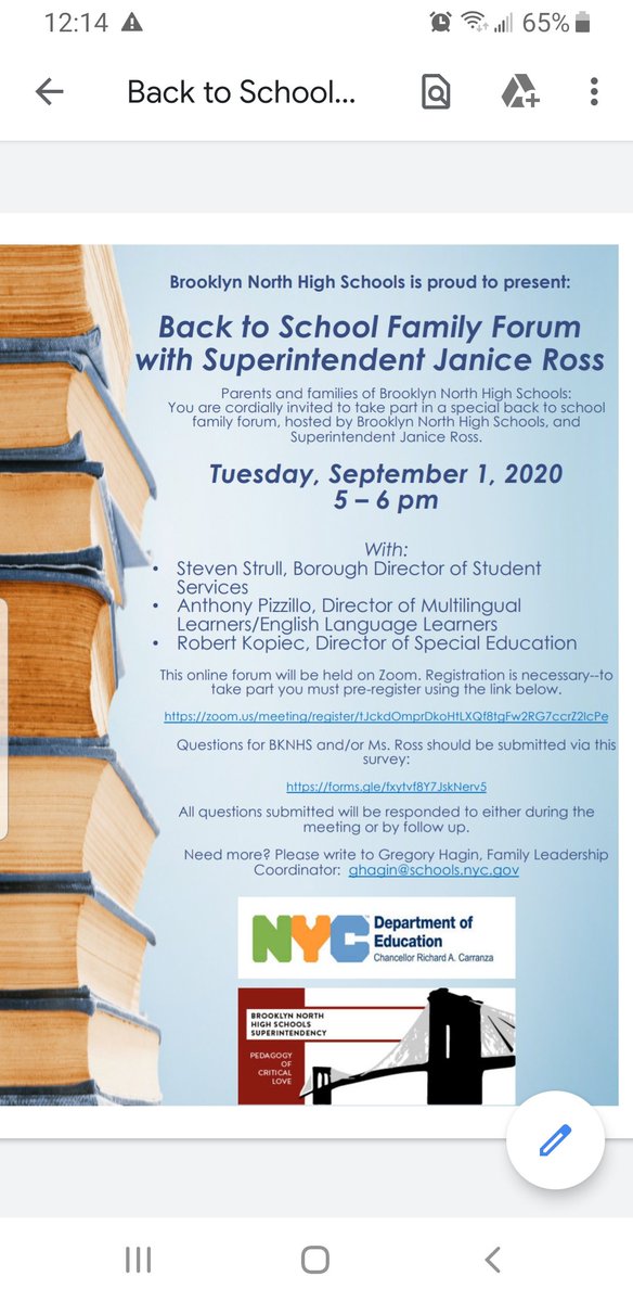 QNHS Superintendent tweet media