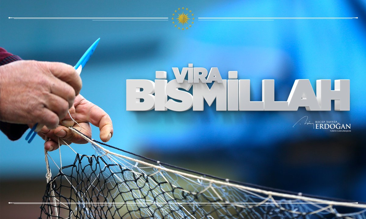 Bu geceden itibaren VİRA BİSMİLLAH diyerek denizlere açılan, önümüzdeki 7,5 ay boyunca rızıklarını denizde arayacak olan tüm balıkçılarımıza bereketli, bol kazançlı bir sezon diliyorum.