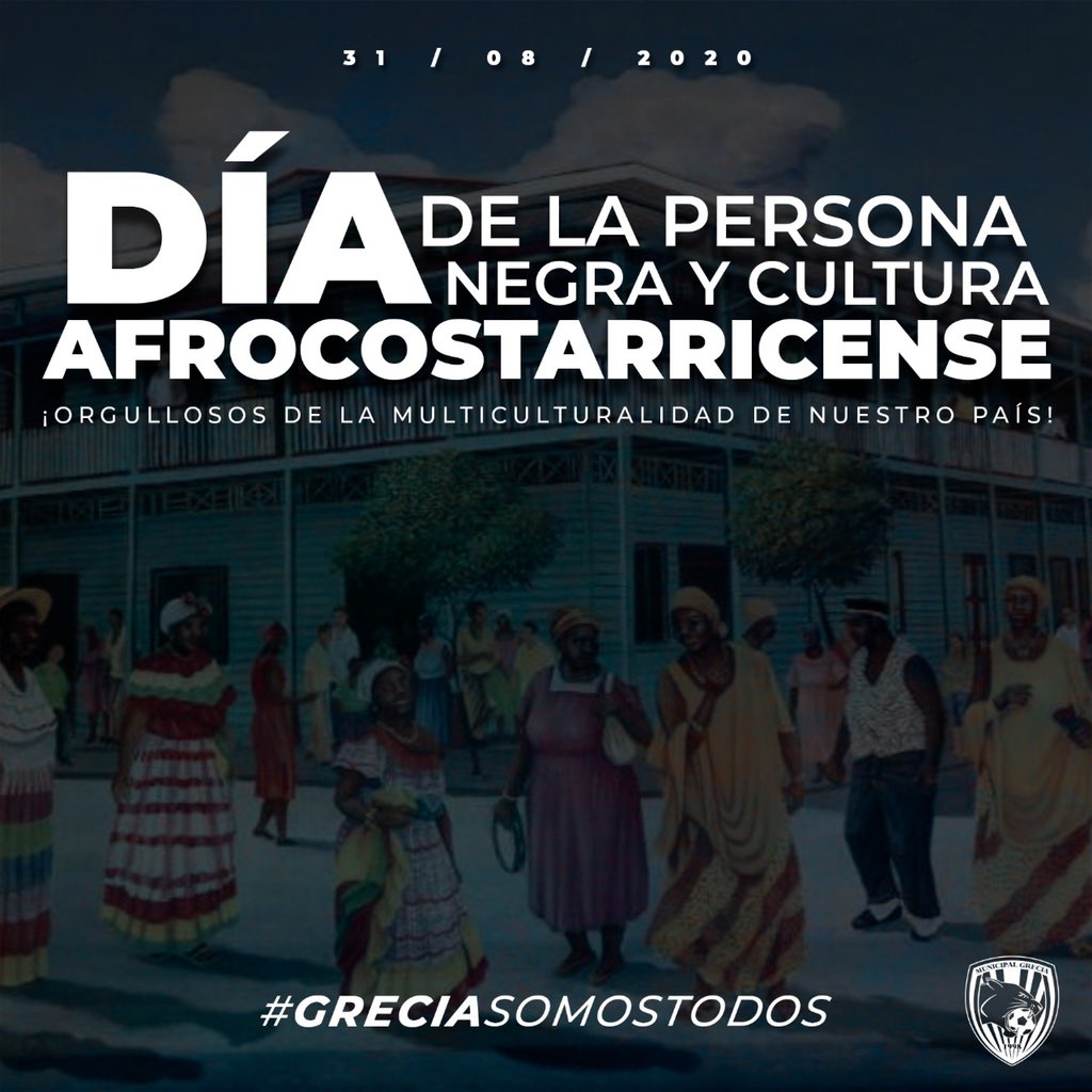 MunicipalGrecia's tweet photo. Día de la Persona Negra y la Cultura Afrocostarricense 🇨🇷🖤💙

#GreciaSomosTodos https://t.co/11tyzWXilc