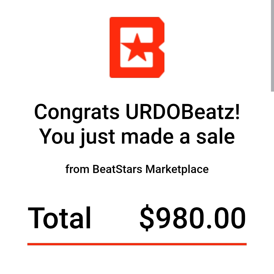 JUST BELIEVE YOU'RE SELF 💪

AN NOONE GONNA STOP YOU 👹

THANK YOU @beatstars ❤️

I'VE SHARING THIS TO JUST MOTIVATE YOU.
@URDOBEatz
#producerlife #growth  #beats 
#sales #beatsforleases 
#beatstars #producers #beatmakerz #success 
#musicproducers #sales  #moviation 
#inspiring