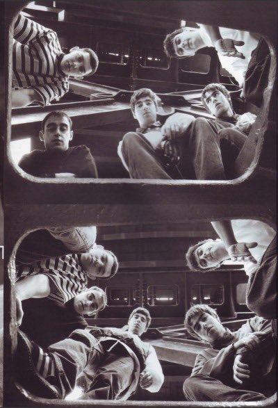 oasis’ first photoshoot, 1992