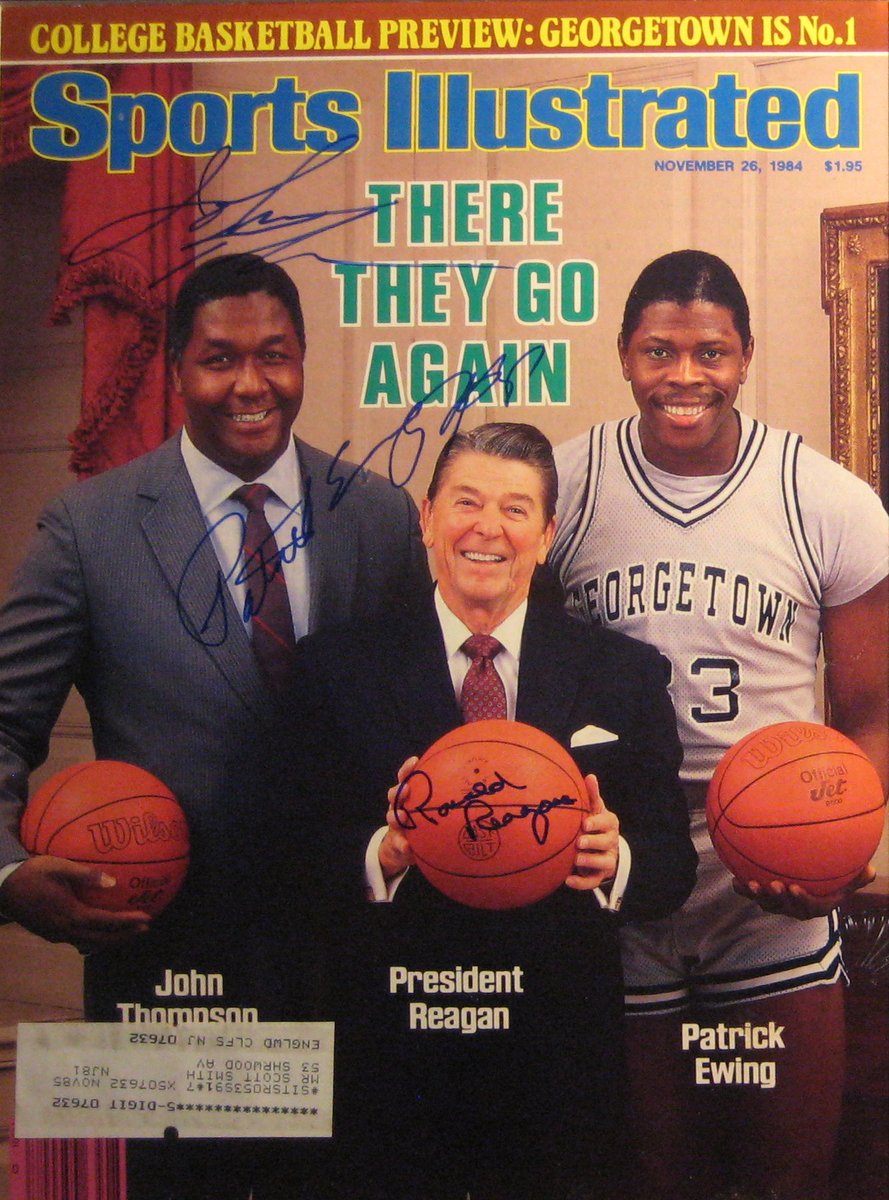 RIP legendary HOF Georgetown Hoops coach John Thompson. One of my favorite SI covers.