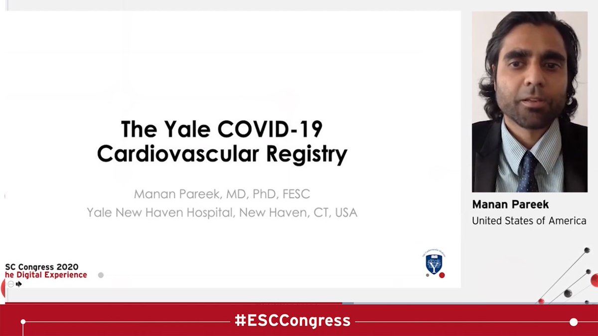  #ESCCongress Covid & Heart Thread /7And what did the Yale group find from their initial 400 covid19 patients? HTN, Obesity, Lipids, DM and CKD were risk factors @mancunianmedic  @Lpa_Doc  @BSHeartFailure  @dr_benoy_n_shah  @AskDrShashank  @SachinGoelMD  @duanepinto #echofirst