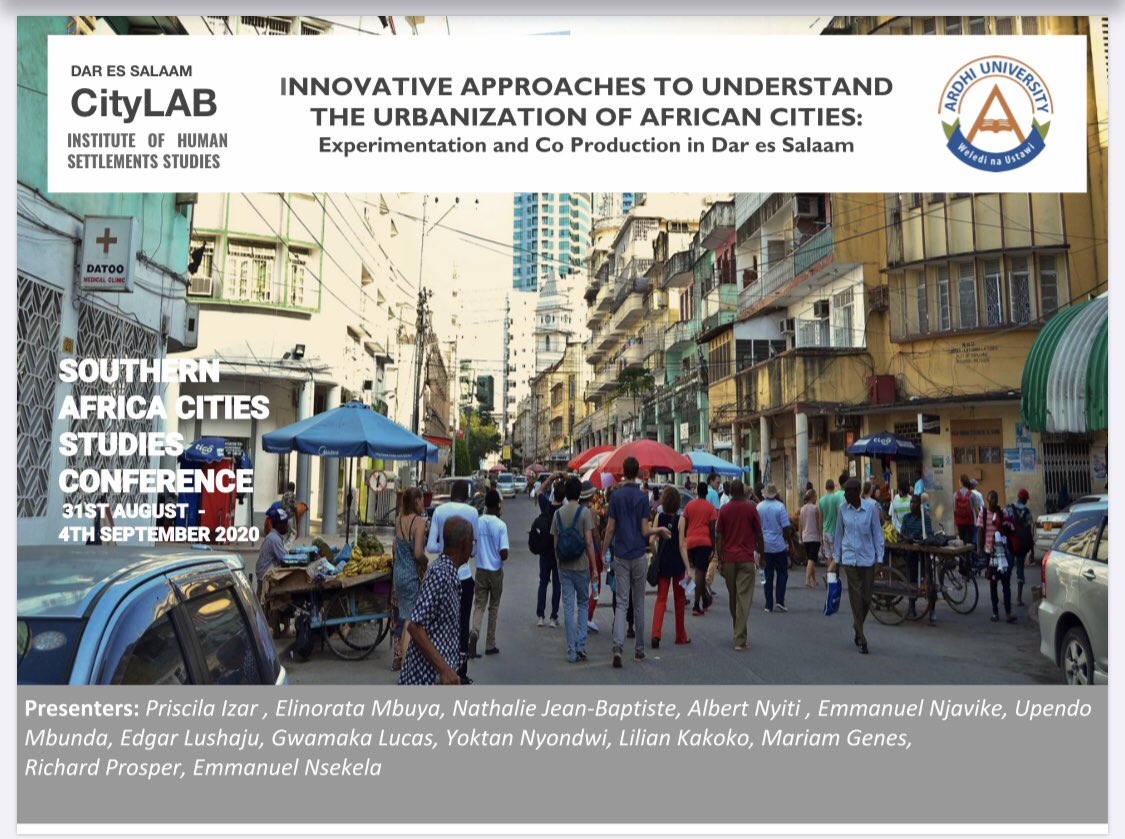 CityLabDar's tweet photo. CityLab Dar presenting at Southern Africa City studies conference  #sacs2020 #citylab #ardhiuniversity #africa #urban #tanzania #daressalaam #southafrica https://t.co/ZmbCGR6IIx