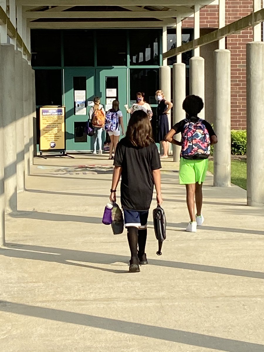 First day back at Batesburg-Leesville Middle School. Dedicated teachers and staff welcoming students back to a great new year.