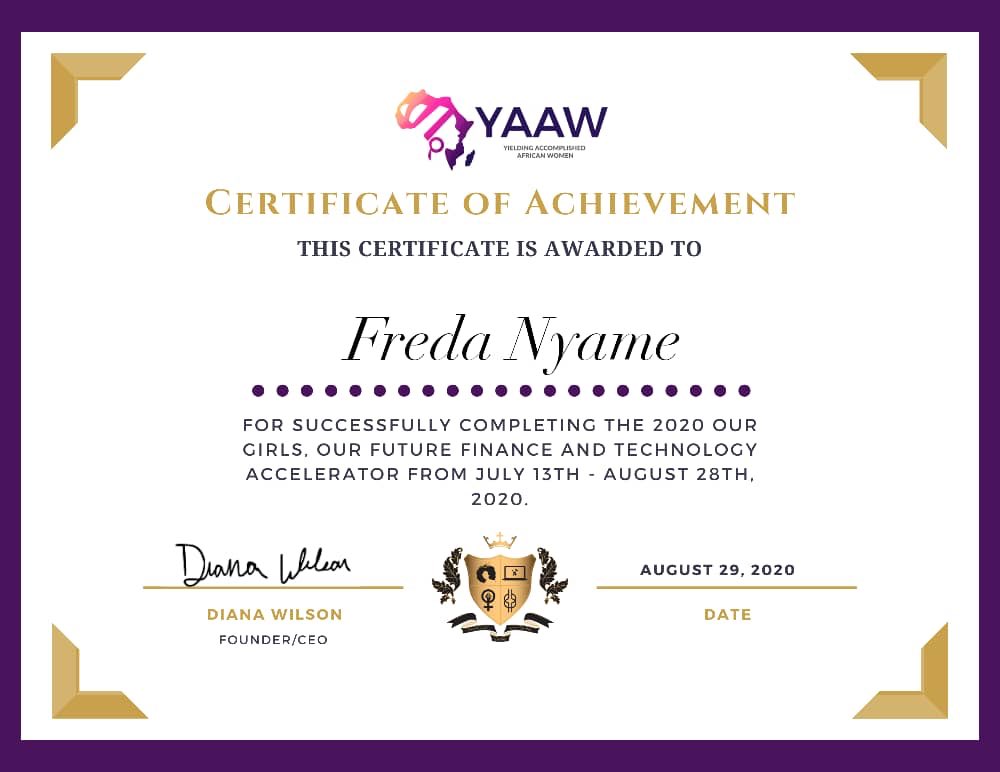 Frey_da1's tweet photo. Signed.Sealed.Delivered!
After 7 weeks= 200 hours of learning, 2 weeks of empowerment and professional development sessions, I’m finally an Alumna of @AAfricanWomen !!

#YaaSheWill
#YaaWAlumnae
#YaaW
#CFIinstitute
#OGOFFellow https://t.co/CV35Xj4RSk