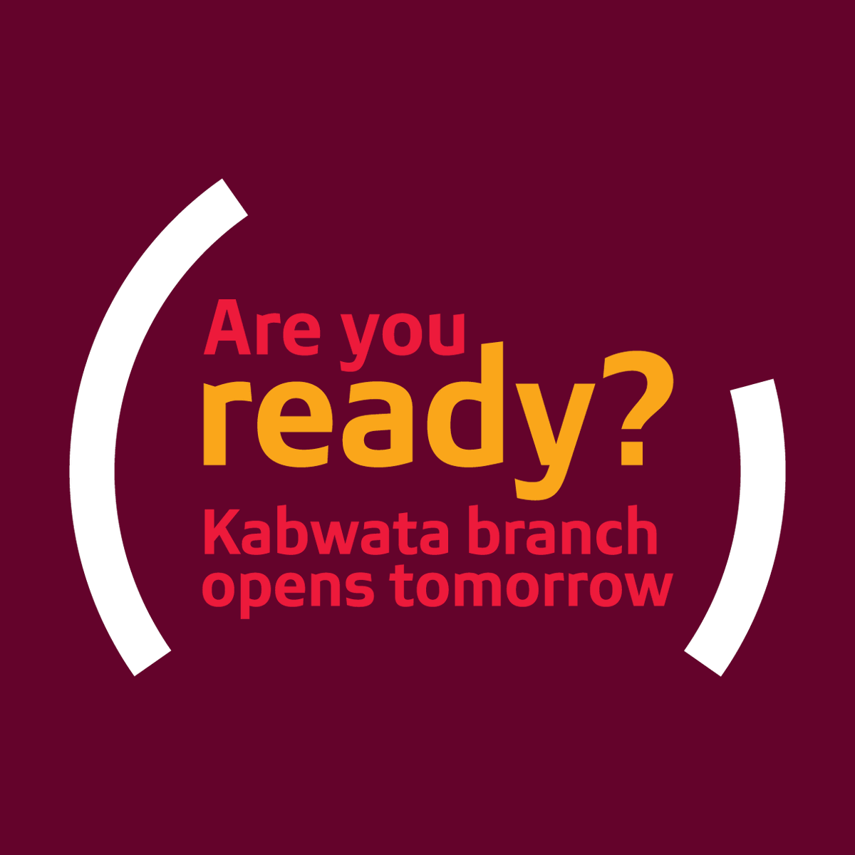 AbsaZambia's tweet photo. Kabwata, are you ready? Your Absa branch opens tomorrow 1 September 2020. Find us at Kabwata Mall near Shoprite. Make your way there to experience our vibrant new look. #WeAreAbsa https://t.co/fmtr0atzPR