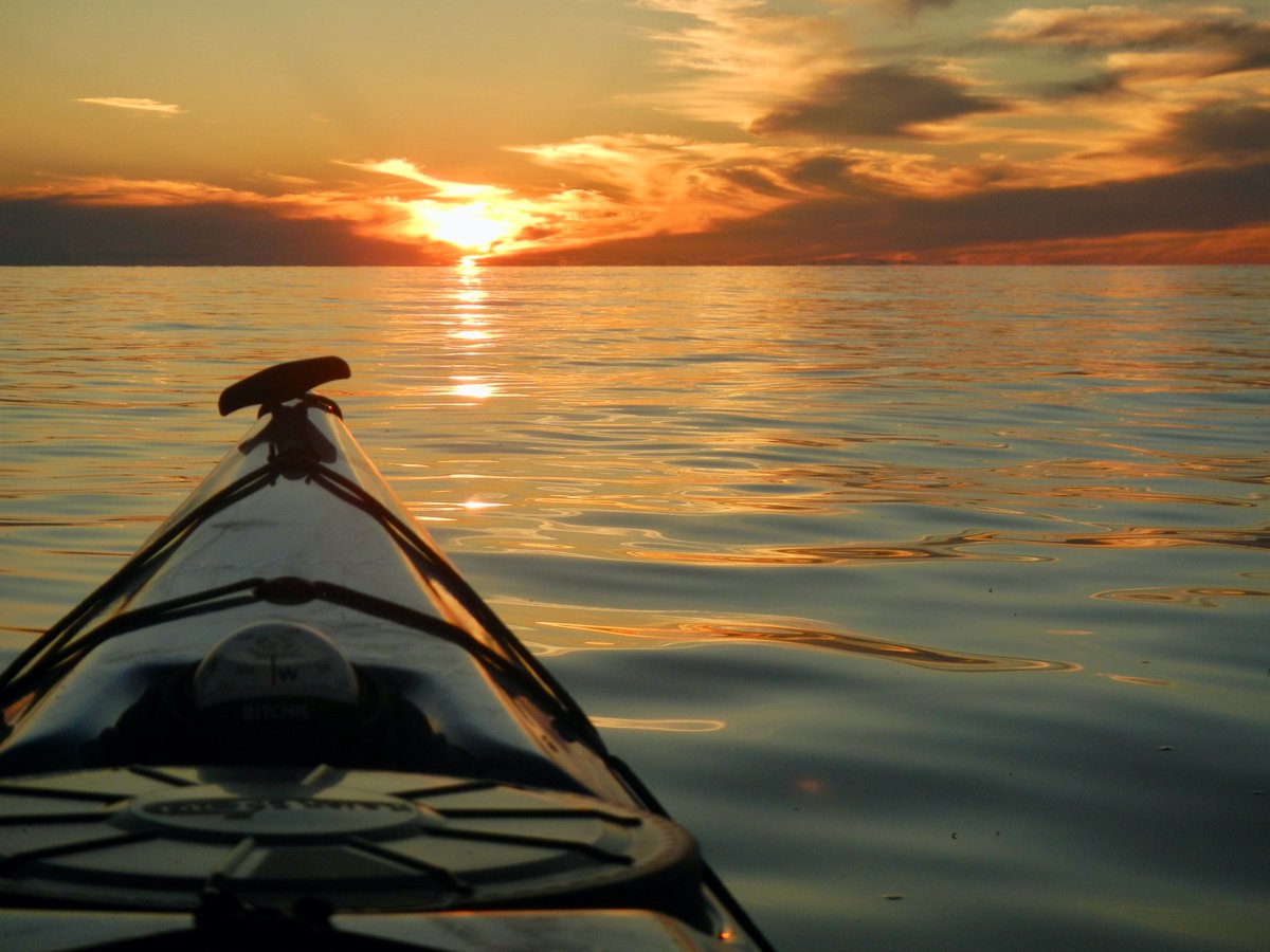 Still time to enjoy a sunset paddle from Egg Harbor.  #KayakDoorCounty #SunsetPaddle #EggHarbor