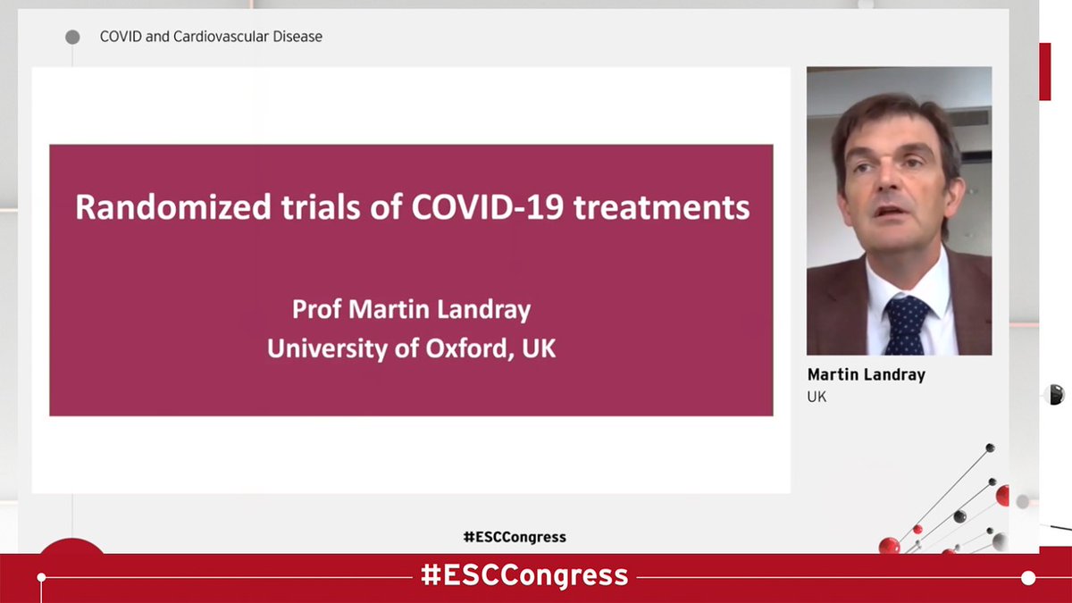  #ESCCongress Covid & Heart Thread /9And then, what sort of research do we need in Covid? Are observational studies good enough? Or not? The Answer is not... Only RCT are GOLD and can change practice! See the RECOVERY study and DEXAMETHASONE  https://www.nejm.org/doi/full/10.1056/NEJMoa2021436 @ShrillaB