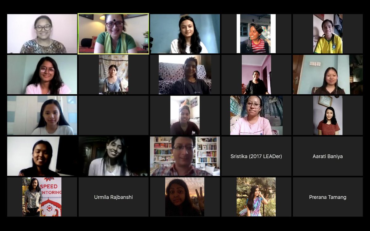 womenLEADnepal's tweet photo. 2020 LEAD Course starts with an informal, light-hearted and fun introduction session and alumni panel; followed by program orientation for the parents of this year’s LEADers! The program, in light of the recent lockdown, is being hosted virtually
#wlead #lead2020 #leadgoesvirtual https://t.co/dJLromPyJe