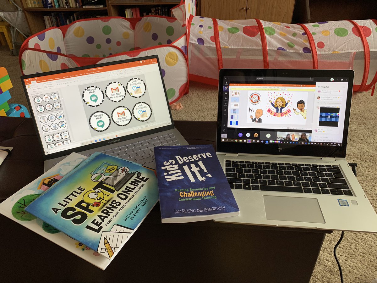 And we’re back! A different way to start the school year, but I wouldn’t be able to do it without my <a href="/flesbcps/">Featherbed Lane Elem</a> family <a href="/mwebsterbcps/">Michelle Webster</a> <a href="/mistermarthe/">James Marthe</a> <a href="/LoriMGrant/">Lori M. Grant</a>