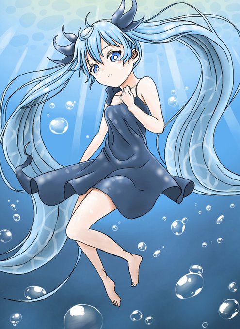 深海少女のtwitterイラスト検索結果 古い順