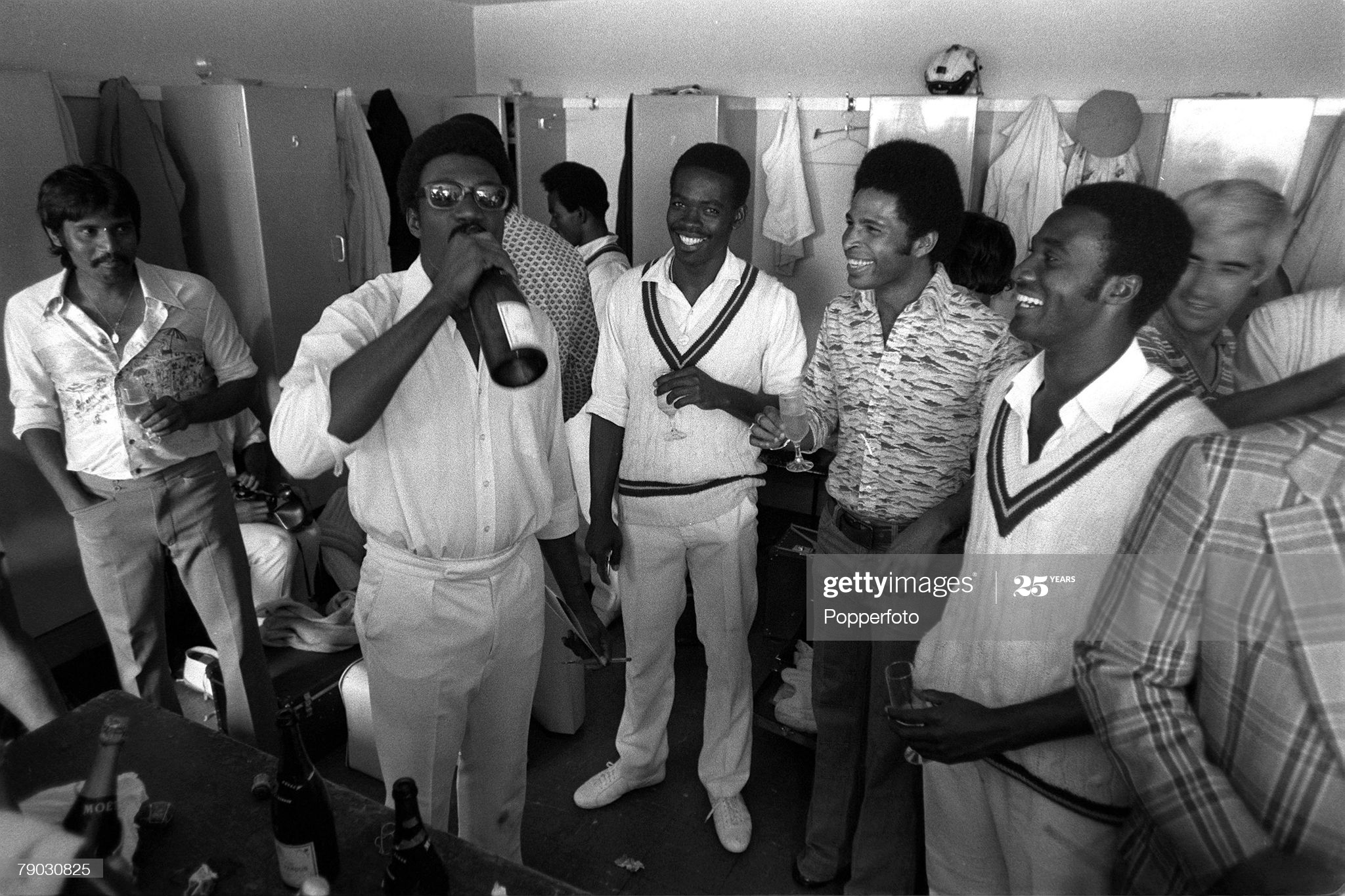 A picture of Clive Lloyd leading from the front Happy  birthday, legend! 